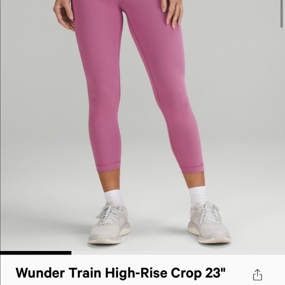 Lululemon Wunder Train High Rise Tight 23” - Picture 1 of 5
